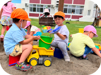 園での生活画像