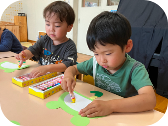 園での生活画像